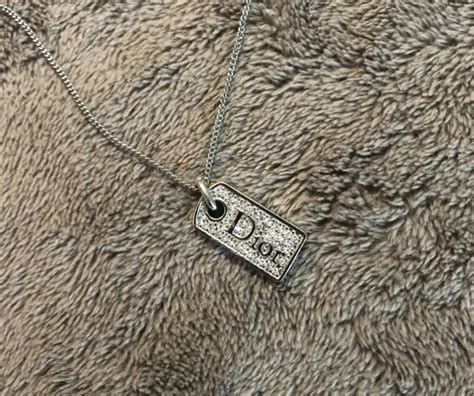 dior iced out chain|dior pendants for women.